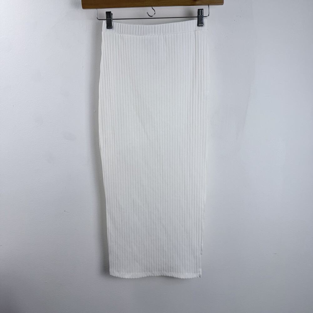 Princess Polly White Knit Pencil Skirt Women's SZ 4
